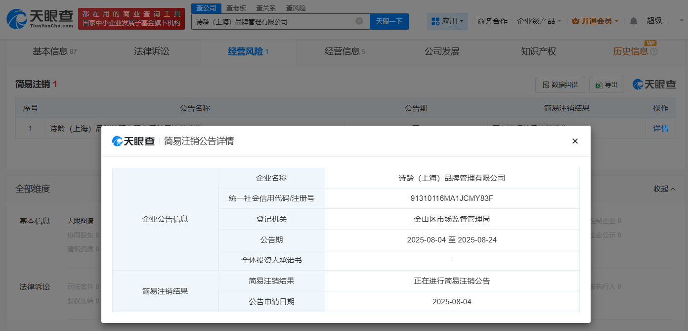 王岳倫擬注銷以女兒命名公司:注銷公司
